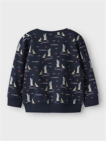 NAME IT Sweatshirt Vermo Navy Blazer Fish Alligator